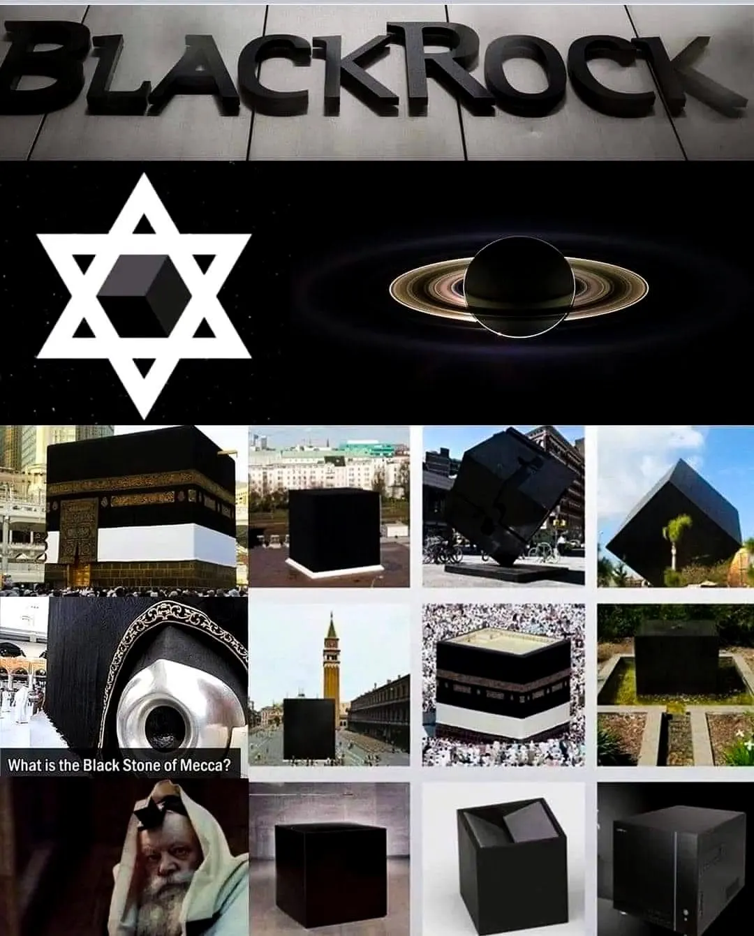 The cube Blackrock Israel saturn